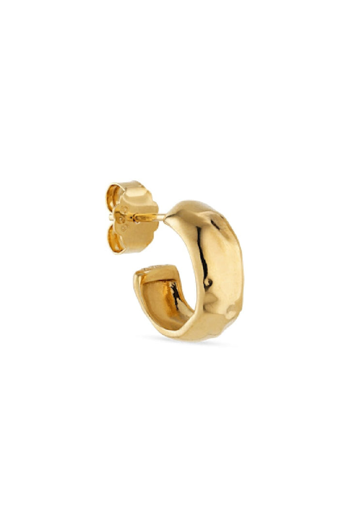 Jane Kønig - Bruised Heart Hoop BHH-SS23 - G - Forgyldt Forsølvet