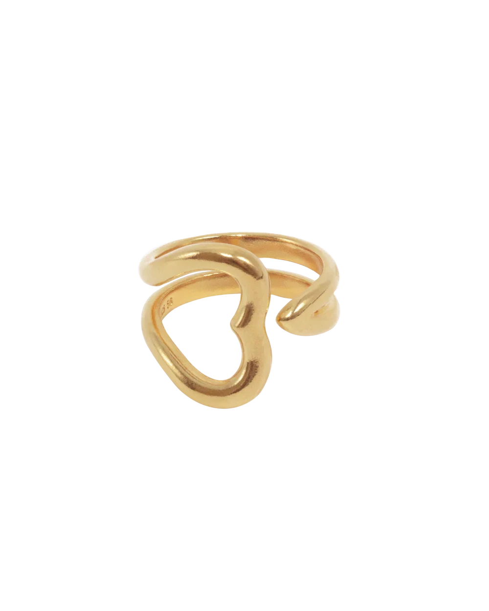 Jane Kønig - Open Heart Ring OHR-AW25-G_56 - Ring Ringe 
