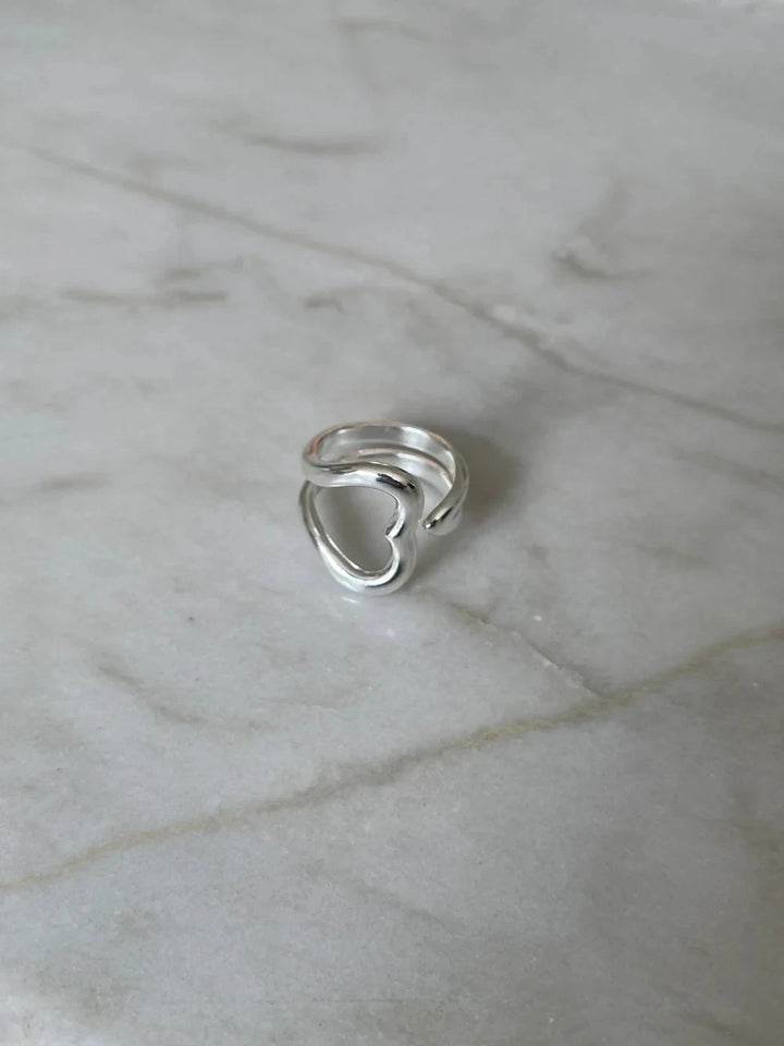 Jane Kønig - Open Heart Ring OHR-AW25-S_56 - Ring Ringe 