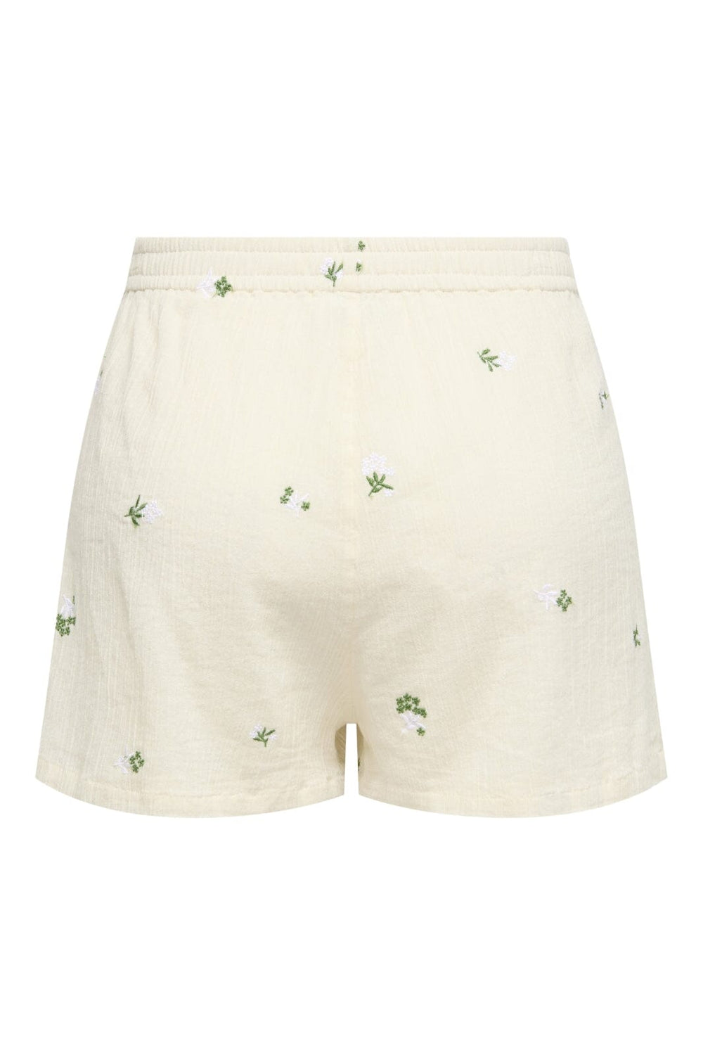 JDY - Jdyalba Shorts - 4941512 Cloud Dancer Embroidery