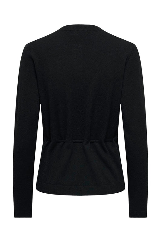 JDY - Jdyamore L/S Tie Cardigan Knt - 5140035 Black