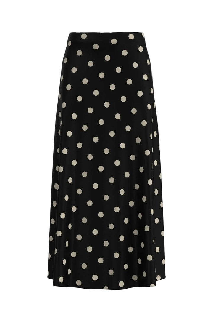 JDY - Jdyaya Life Maxi Skirt - 5064921 Chocolate Torte Whitecap Gray Dot