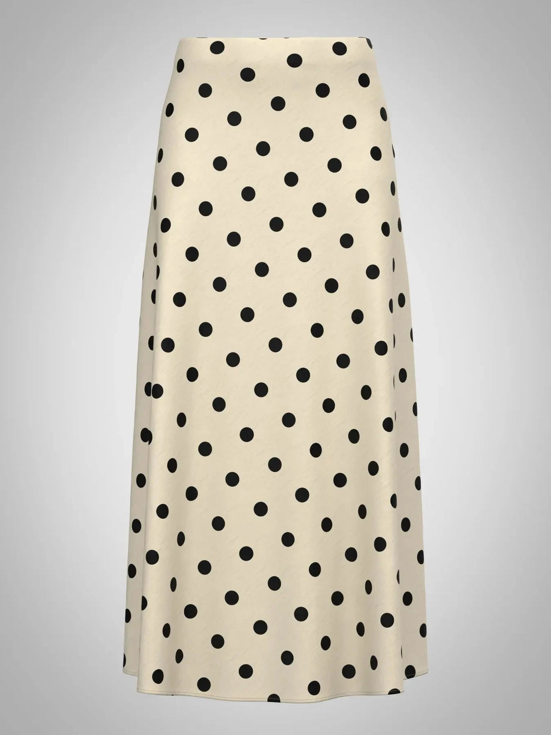 JDY - Jdyaya Maxi Skirt Dia - 5056549 Whitecap Gray Chocolate Torte Dot Nederdele 