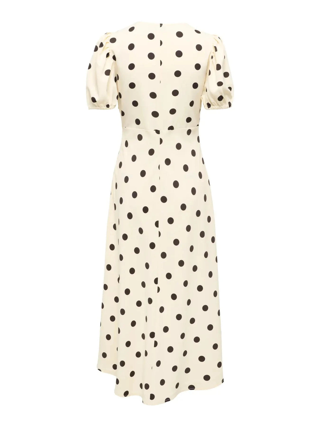 JDY - Jdyaya S/S Midi Dress Dia - 5056548 Whitecap Gray Chocolate Torte Dot Kjoler 
