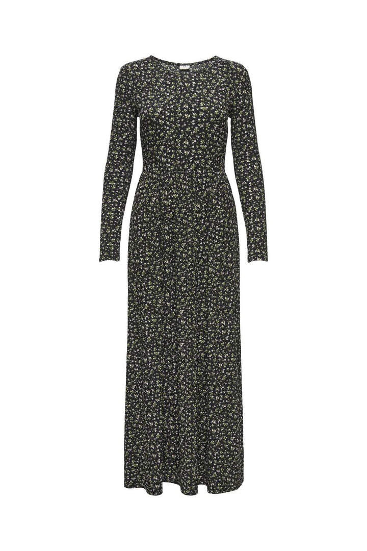 JDY - Jdybowie Life L/S Dress - 4903898 Black Ditzy Flower