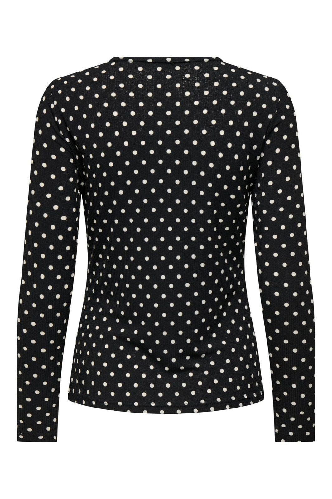 JDY - Jdybowie Life L/S O Neck Top - 4903904 Black Dots