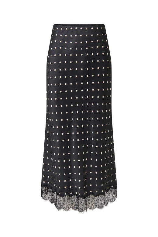 JDY - Jdycally Midi Skirt - 5093503 Black Cloud Dancer Dot