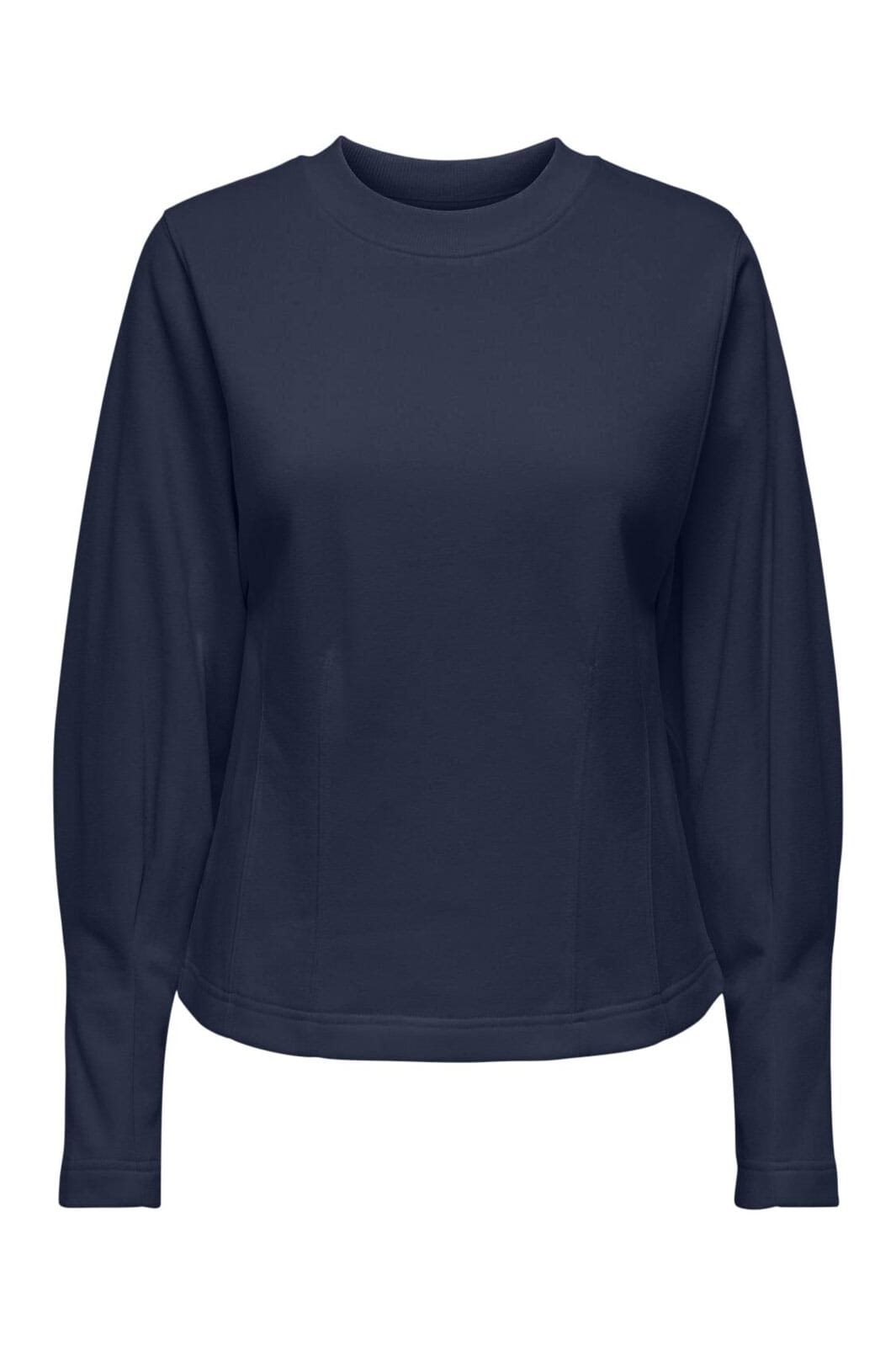 JDY - Jdycreame L/S Waisted Top - 5019994 Black Iris