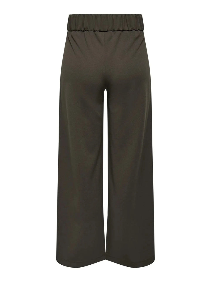 JDY - Jdygeggo Life New Long Pant - 4071962 Chocolate Brown Black Buttons Bukser 