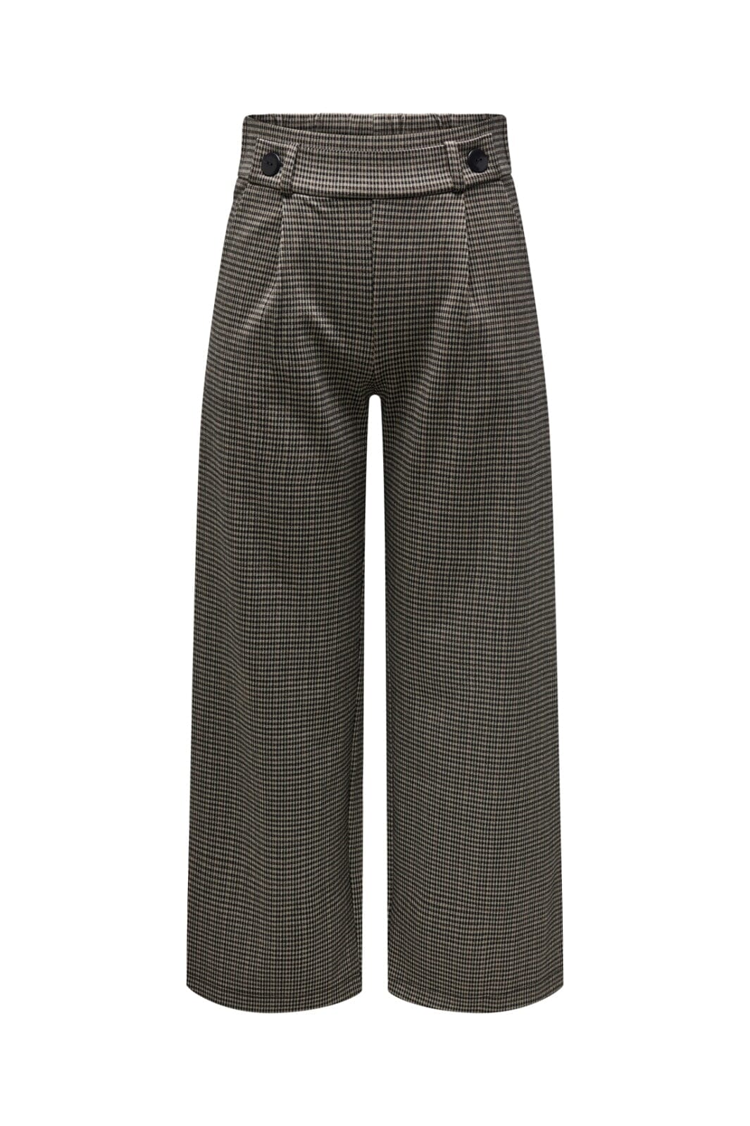 JDY - Jdygeggo Mia Long Check Pant - 3750952 Cobblestone Mini Check