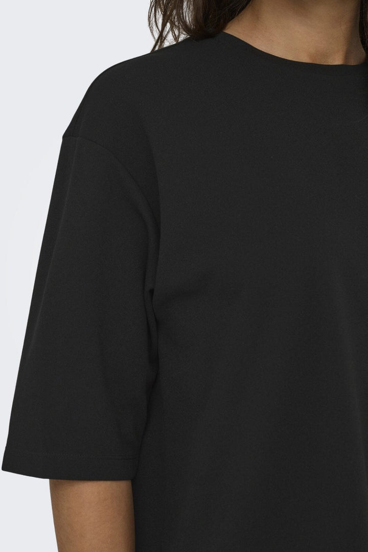 JDY - Jdygeggo Ss O Neck Loose Top - 4901911 Black