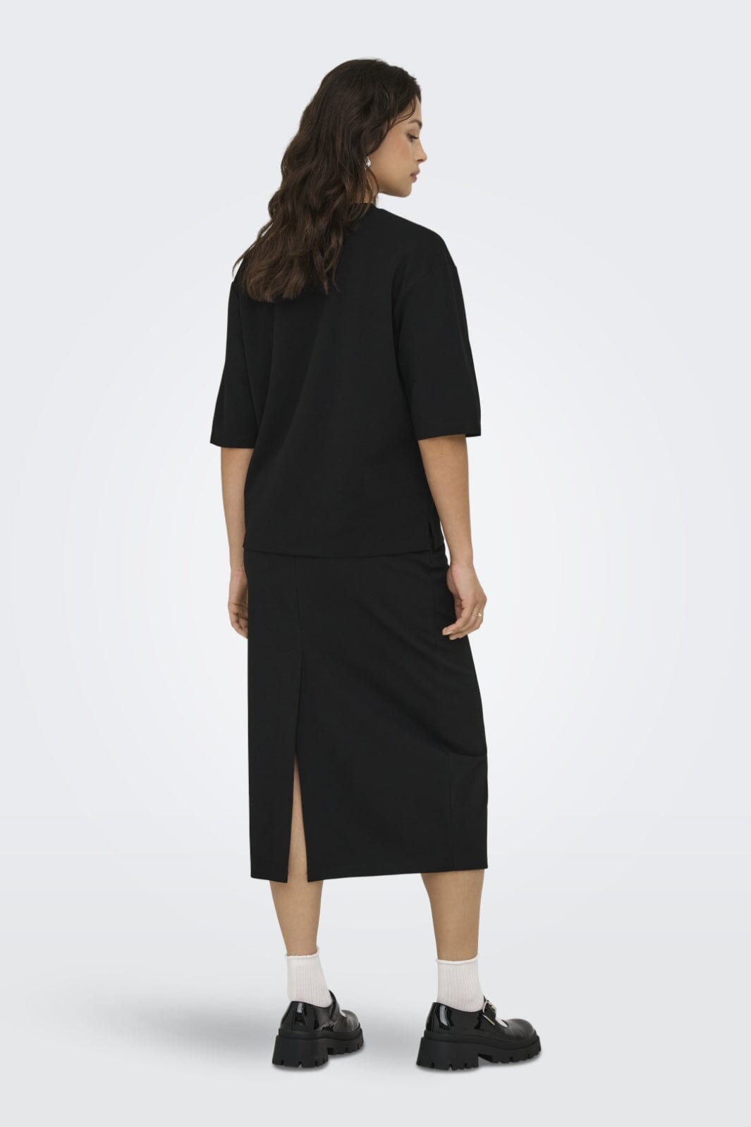 JDY - Jdygeggo Ss O Neck Loose Top - 4901911 Black