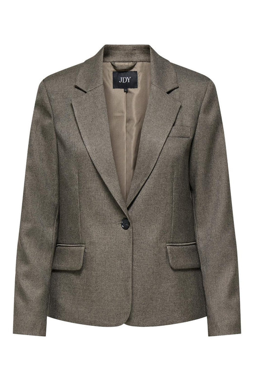 JDY - Jdyhayes L/S Blazer Tlr - 4846352 Teak Melange