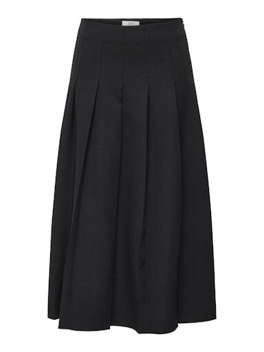 JDY - Jdyjean Midi Pleat Skirt Tlr - 4943495 Black Nederdele 