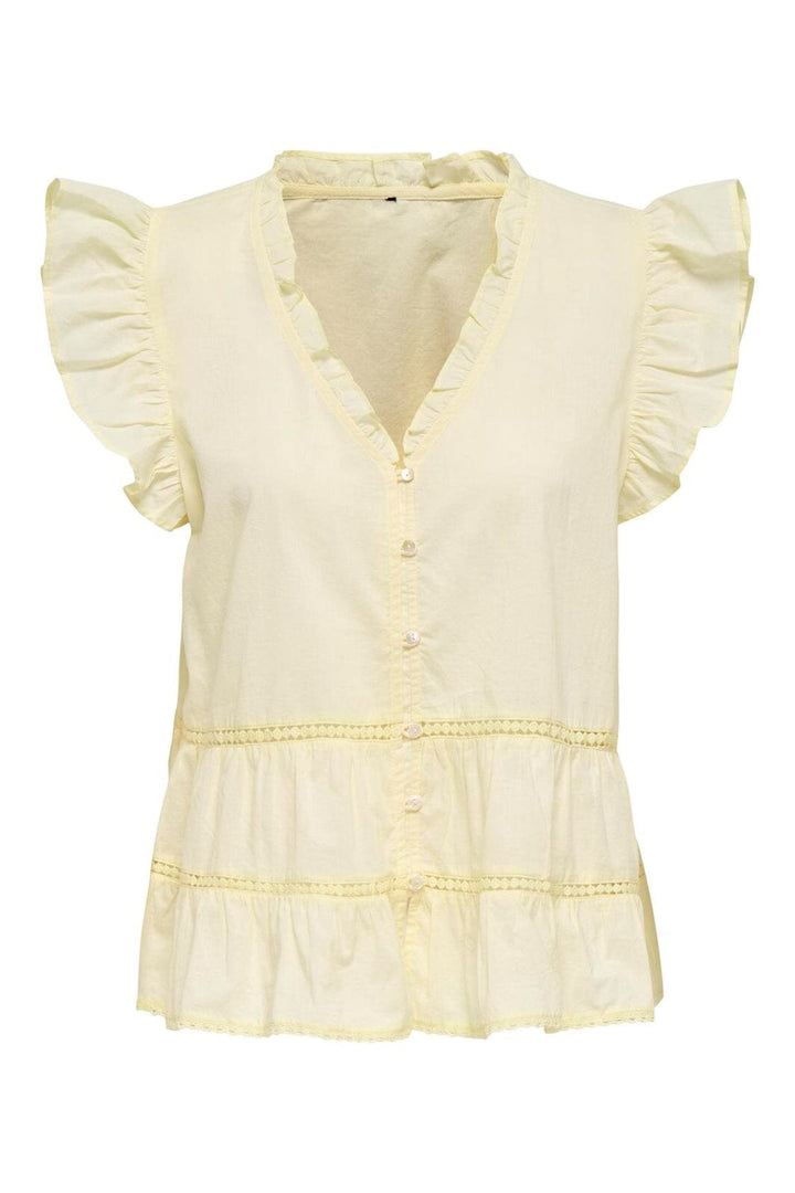 JDY - Jdyjulia S/L Lace Top - 5026532 Pear Sorbet