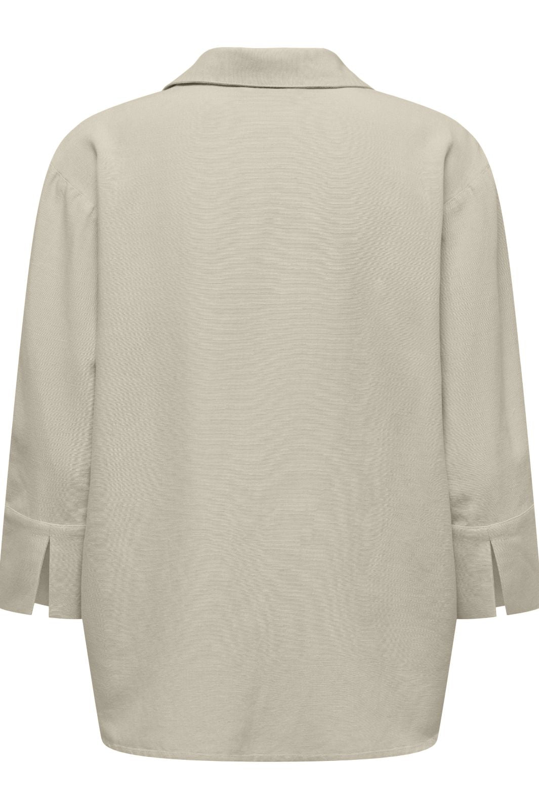 JDY - Jdylucia 3/4 Linen Shirt - 4941425 Oatmeal Skjorter 