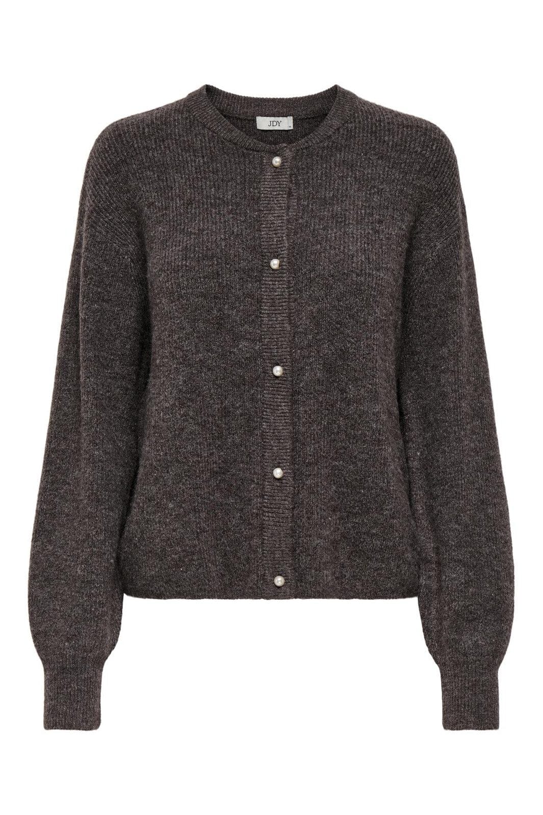 JDY - Jdylumi Life L/S Button Cardiga Knt - 4720747 Bracken Melange