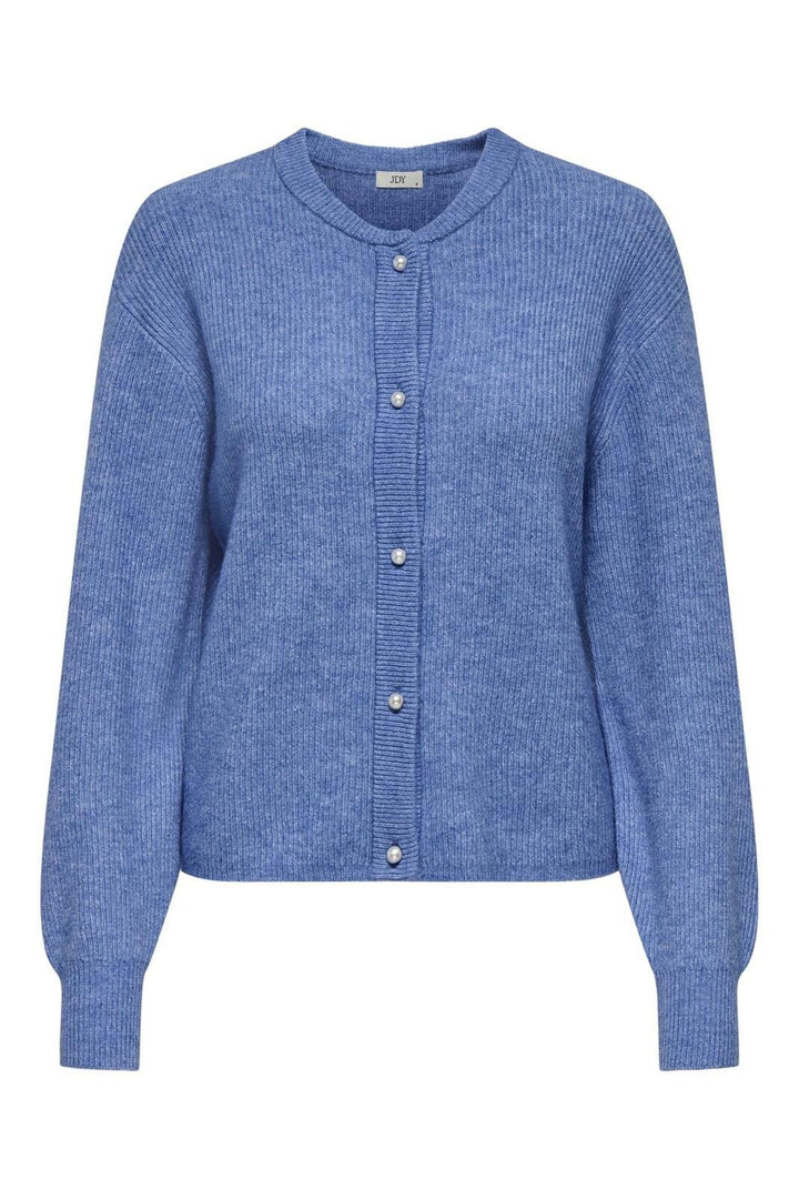 JDY - Jdylumi Life L/S Button Cardiga Knt - 4815569 Ebb And Flow Melange