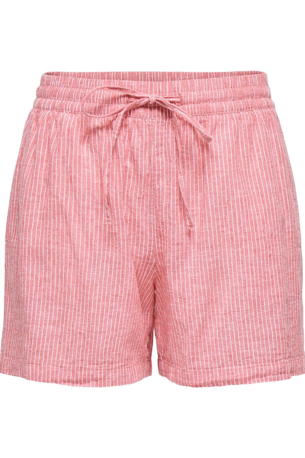 JDY - Jdymila Linen Shorts Dia - 4968356 Calypso Coral Cloud Dancer Shorts 