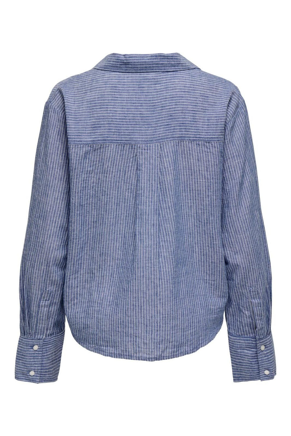 JDY - Jdymila L/S Loose Linen Shirt - 4753098 Star Sapphire Cloud Dancer