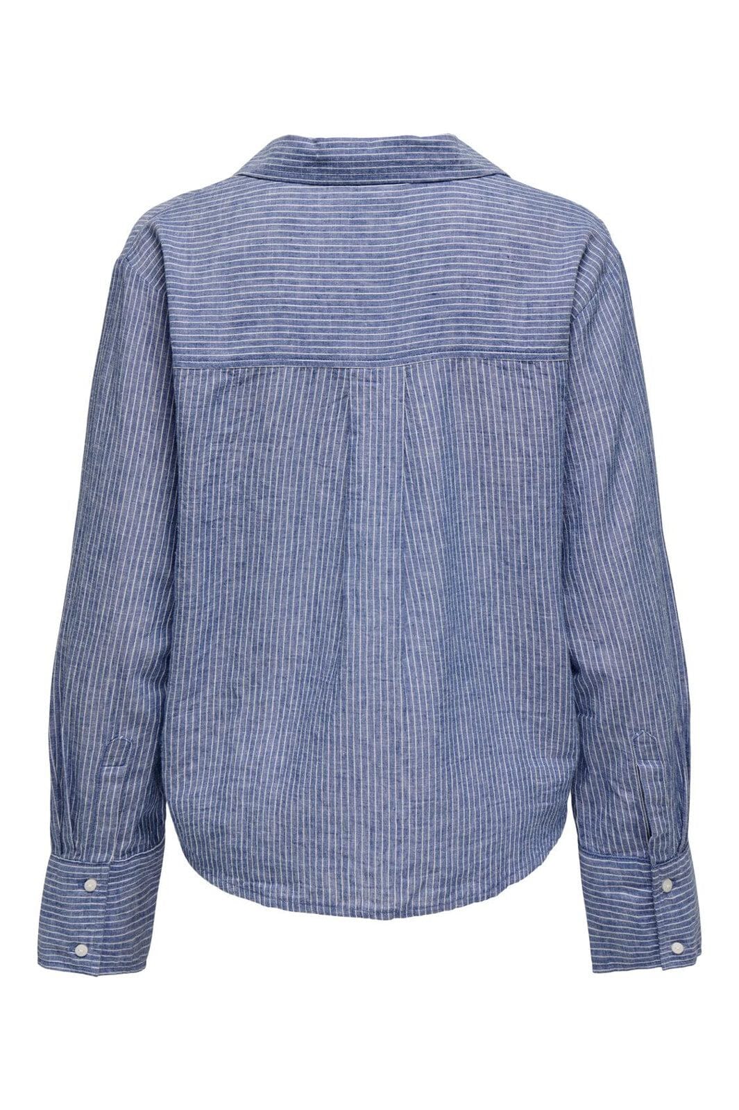 JDY - Jdymila L/S Loose Linen Shirt - 4753098 Star Sapphire Cloud Dancer