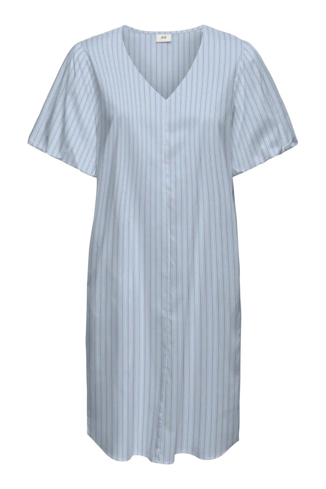 JDY - Jdymio 2/4 Mididress Dia - 5049556 Cashmere Blue 01-02-26 White & Toasted Coconut Kjoler 