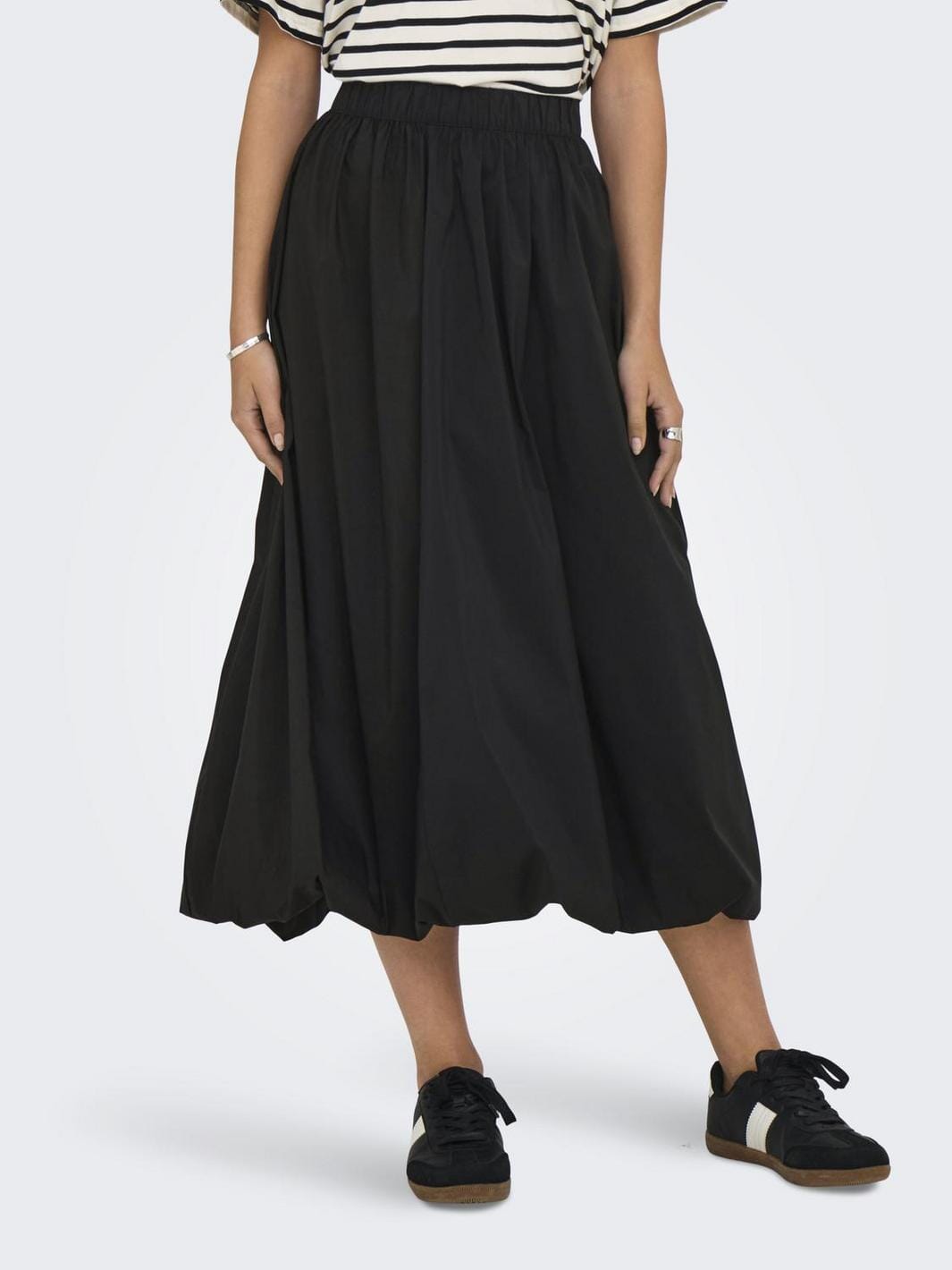 JDY - Jdymio Midi Bubblehem Skirt - 4854264 Black