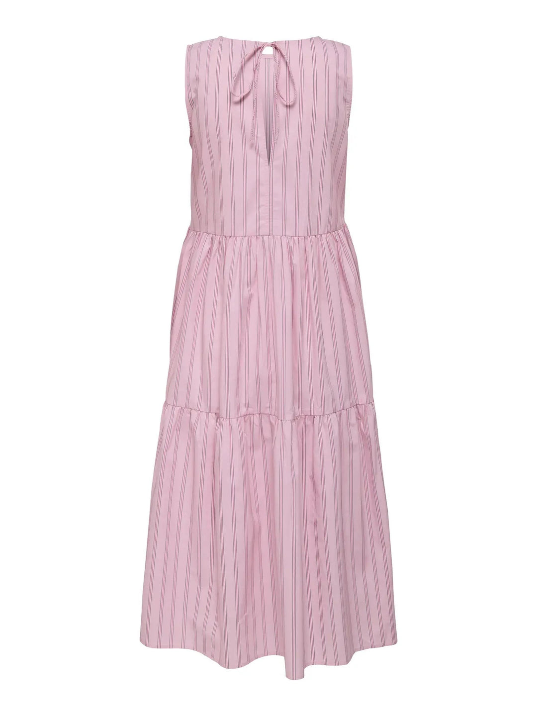 JDY - Jdymio S/L Mididress Dia - 4985652 Pink Lady 05-02-26 Wild Orchid&Black Kjoler 