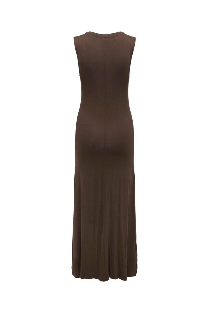 JDY - Jdymiranda S/L Maxi Dress - 5015869 Chocolate Brown