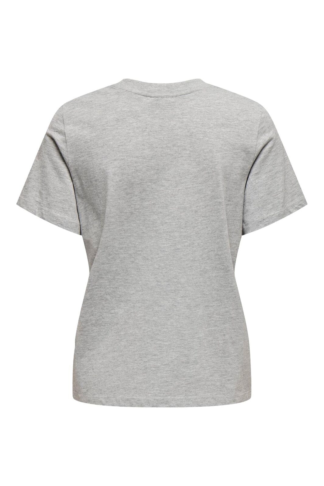 JDY - Jdypisa S/S Print Top - 4598825 Light Grey Melange Bittersweet Heart