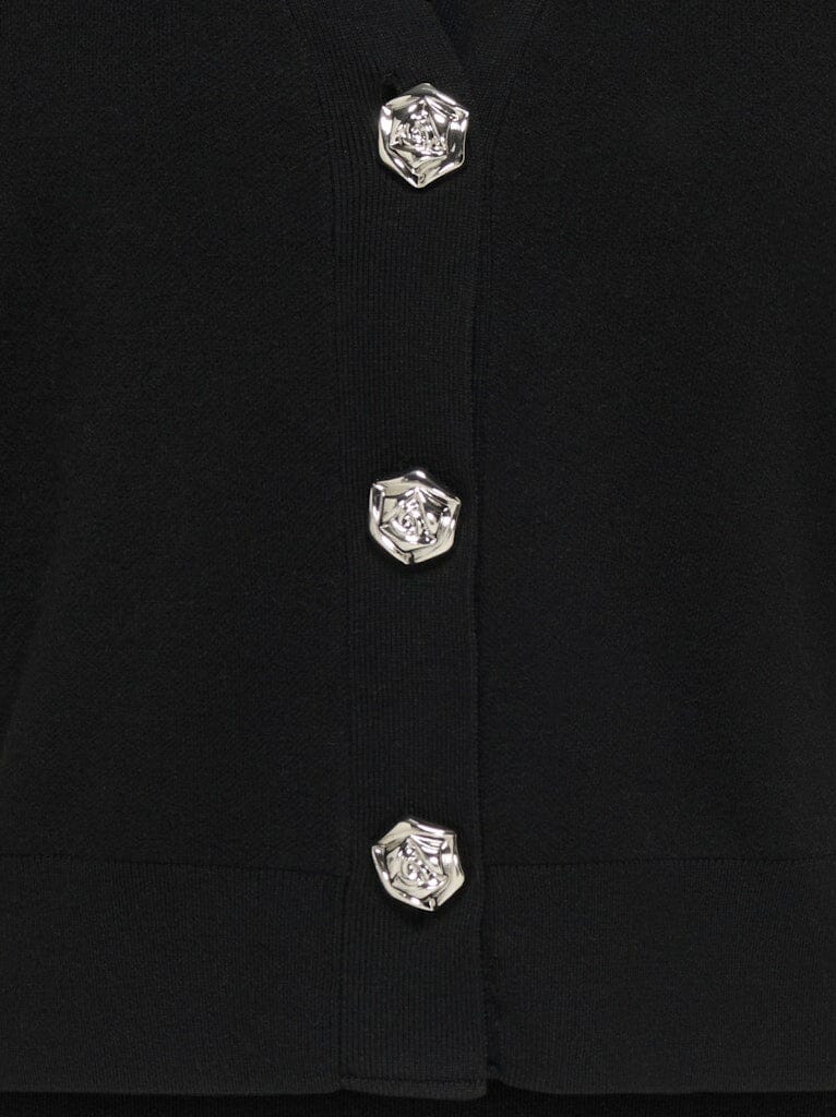 JDY - Jdyprime Life 2/4 V-Neck Cardigan Knt - 5020622 Black Cardigans 