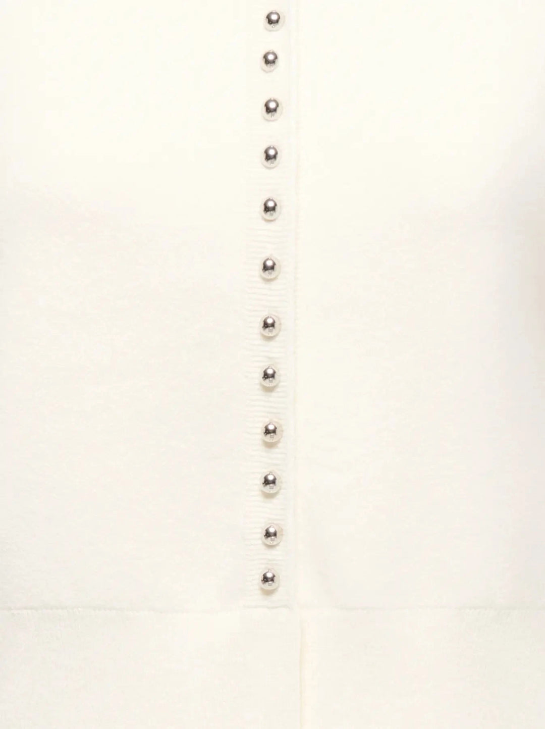 JDY - Jdyprime Life L/S O-Neck Button Card Knt - 5020623 Cloud Dancer Strikbluser 