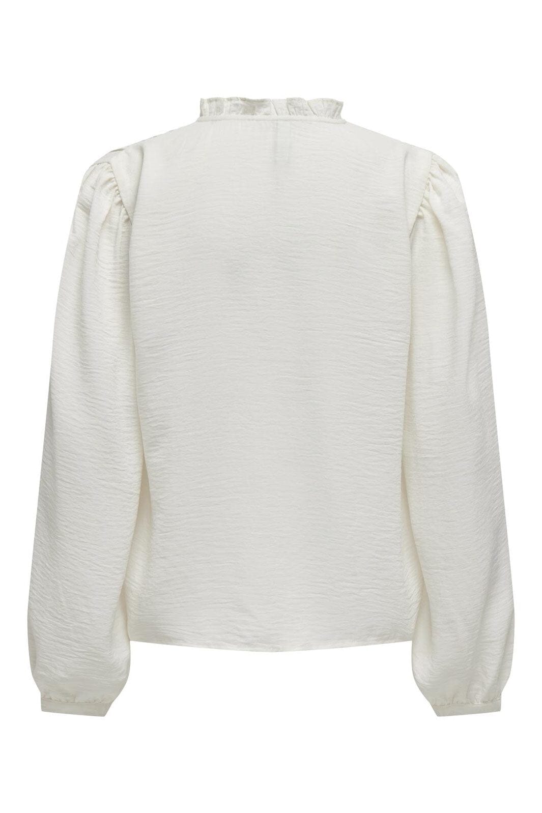 JDY - Jdyrachel Life L/S Pintuck Top - 4505028 Cloud Dancer