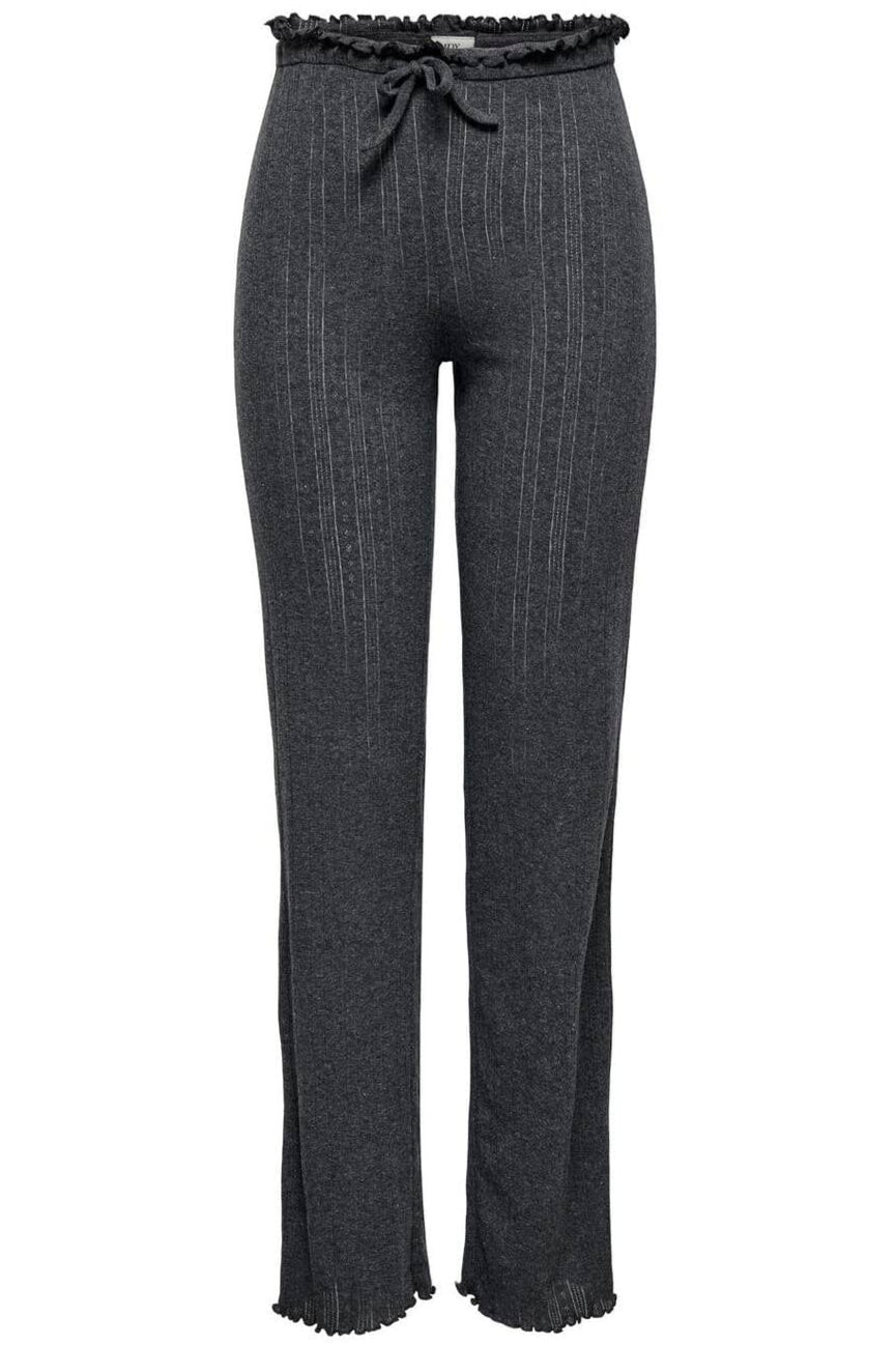 JDY - Jdysalsa Life Loose Pant Dia - 4870059 Dark Grey Melange