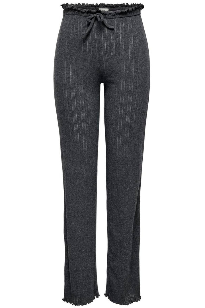 JDY - Jdysalsa Life Loose Pant Dia - 4870059 Dark Grey Melange