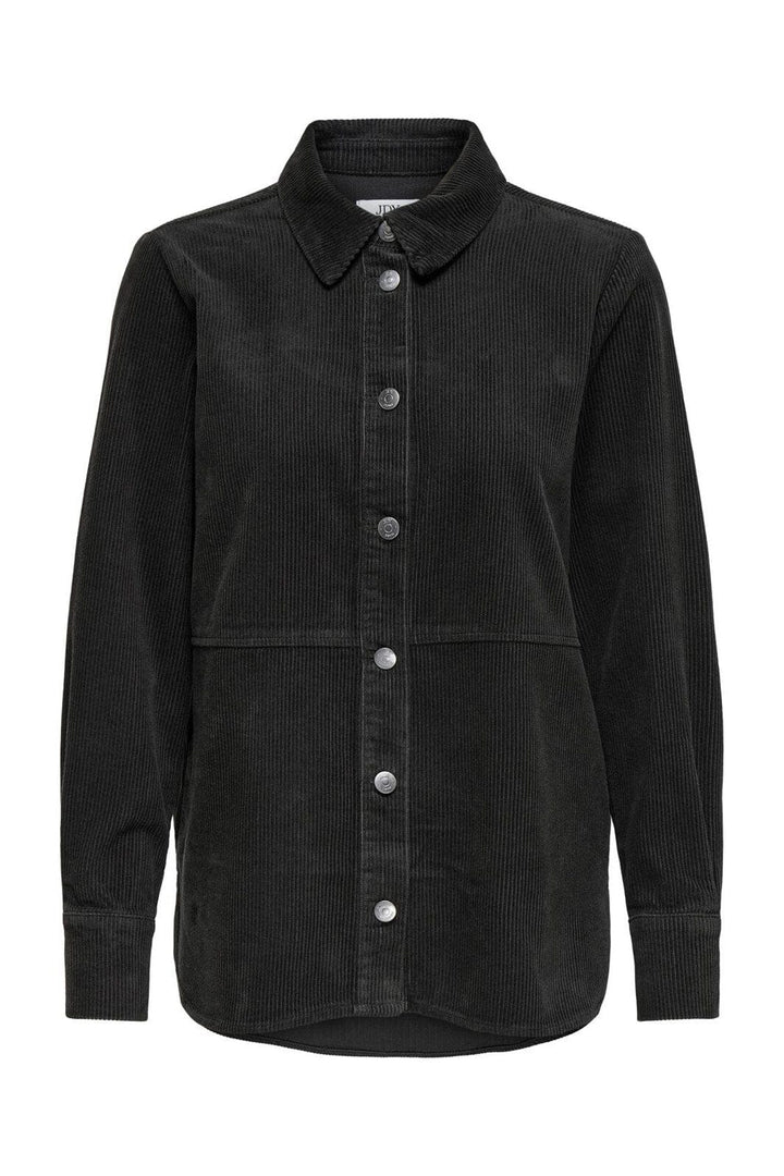 JDY - Jdyshiraz L/S Long Shirt Dia - 4874119 Chocolate Torte