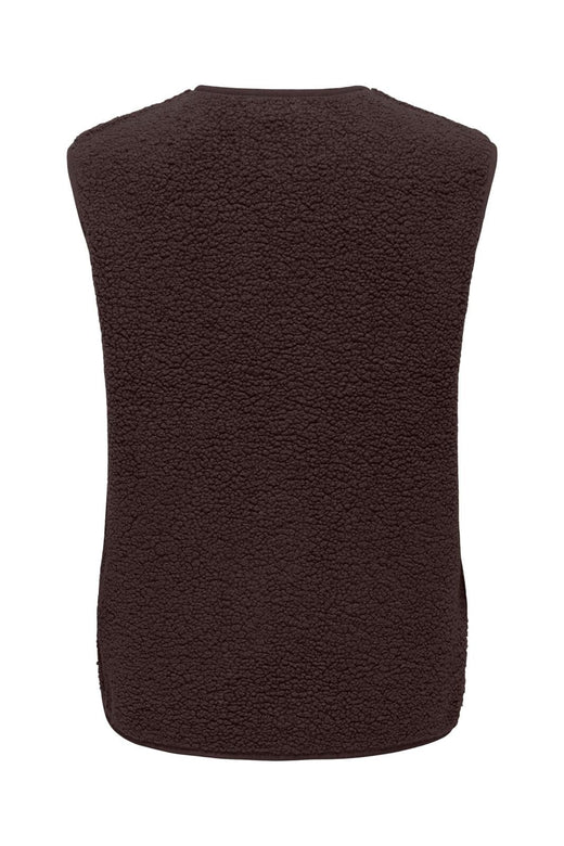 JDY - Jdysimina Teddy Waistcoat Qiq - 5102629 Chocolate Torte