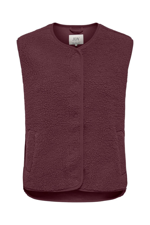 JDY - Jdysimina Teddy Waistcoat Qiq - 5118728 Windsor Wine
