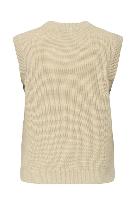 JDY - Jdystella S/L O-Neck Vest Knt - 4854212 Whitecap Gray