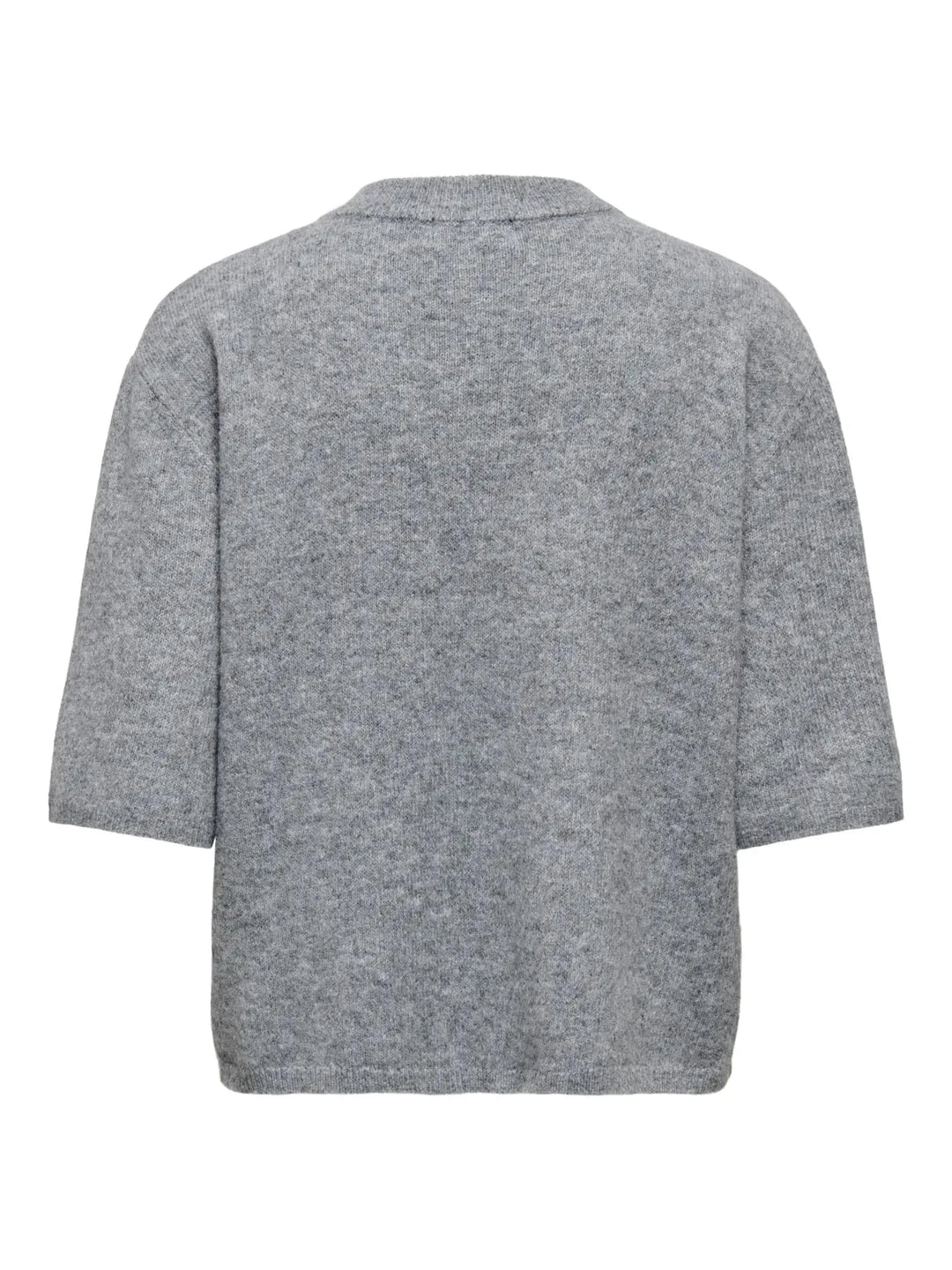 JDY - Jdysuper 2/4 Cardigan Knt - 5086560 Medium Grey Melange Silver Button Cardigans 