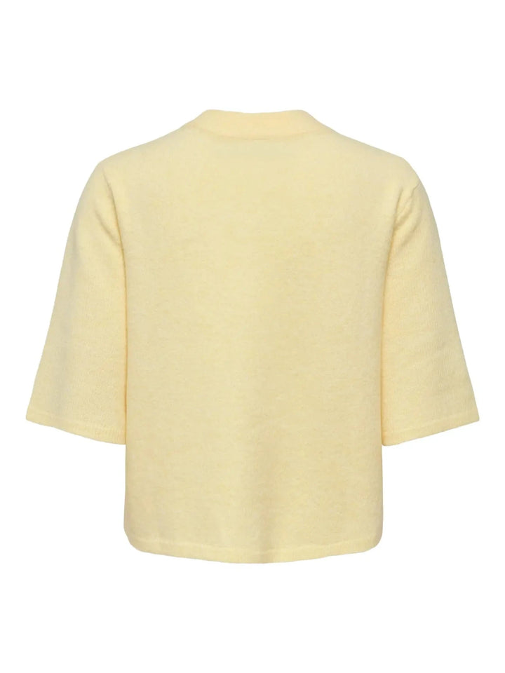 JDY - Jdysuper 2/4 Cardigan Knt - 5086561 French Vanilla Silver Button Cardigans 