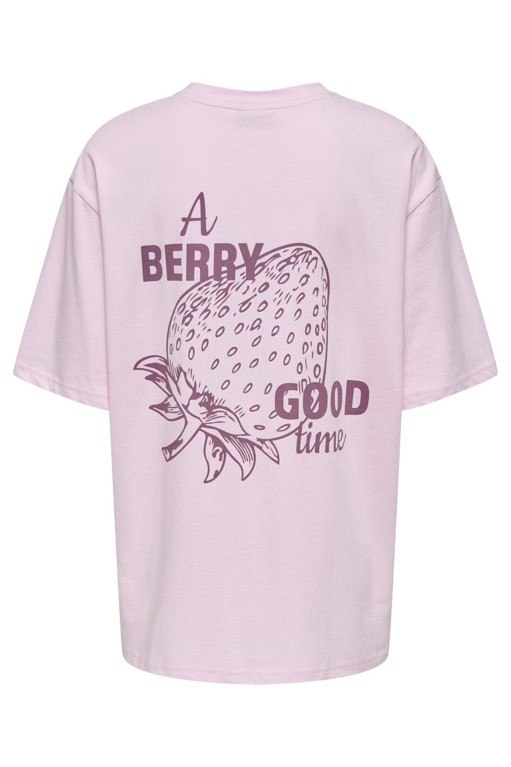 JDY - Jdytinnna S/S Print T-Shirt - 4924451 Pink Lady Strawberry Print
