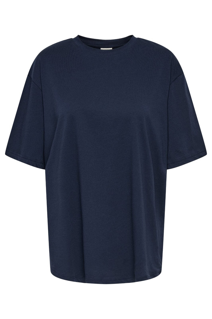 JDY - Jdytinnna S/S Print T-Shirt - 4924452 Navy Blazer Cherry Print/Navy Blazer