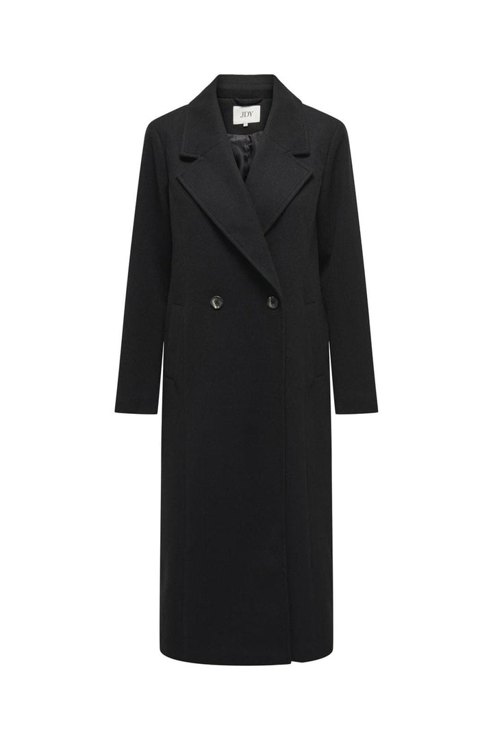 JDY - Jdyviola X-Long Coat Hab - 4382388 Black