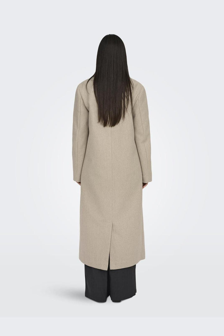 JDY - Jdyviola X-Long Coat Hab - 4556615 Nature Melange