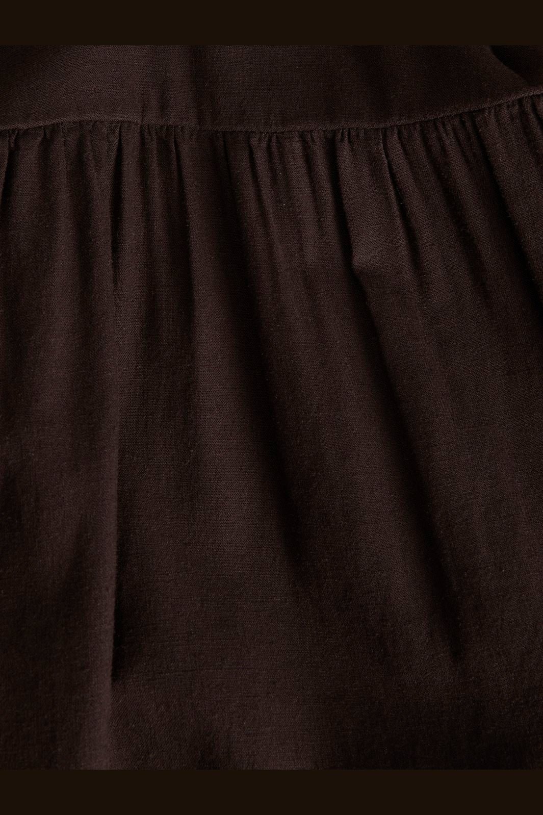 Jjxx - Jxalmira Linen Blend Long Dress - 4906548 Seal Brown