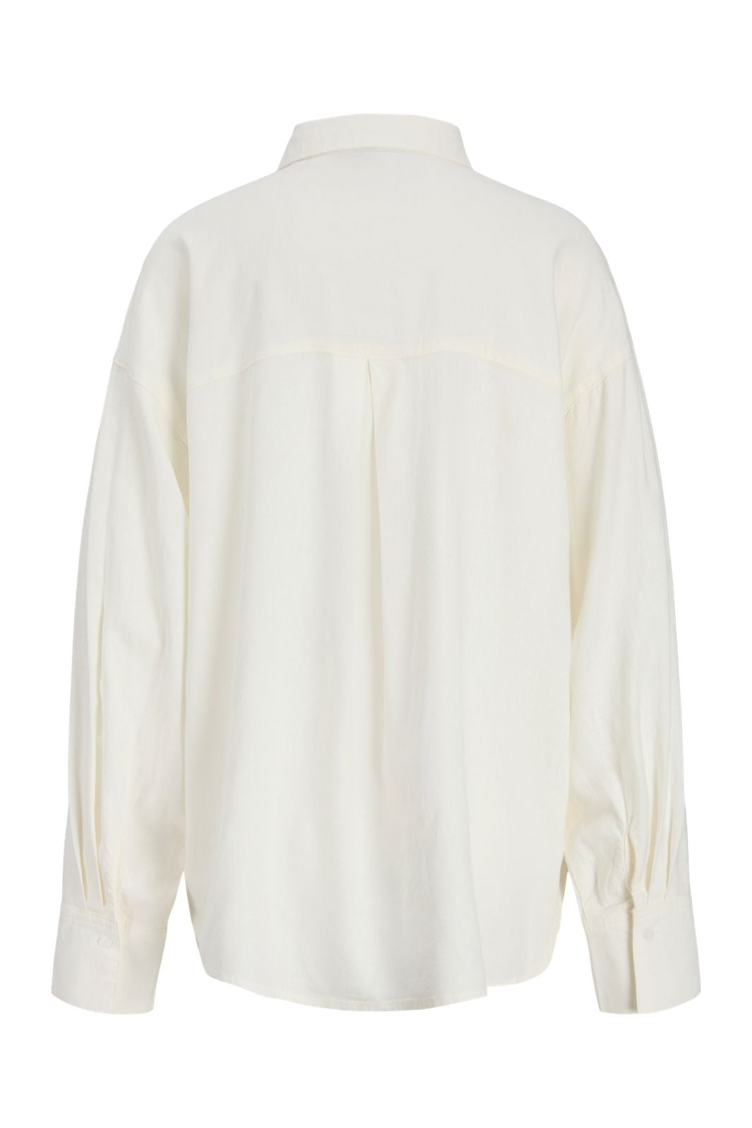 Jjxx - Jxalmira Linen Blend Ls Shirt Ln - 4906558 Blanc De Blanc