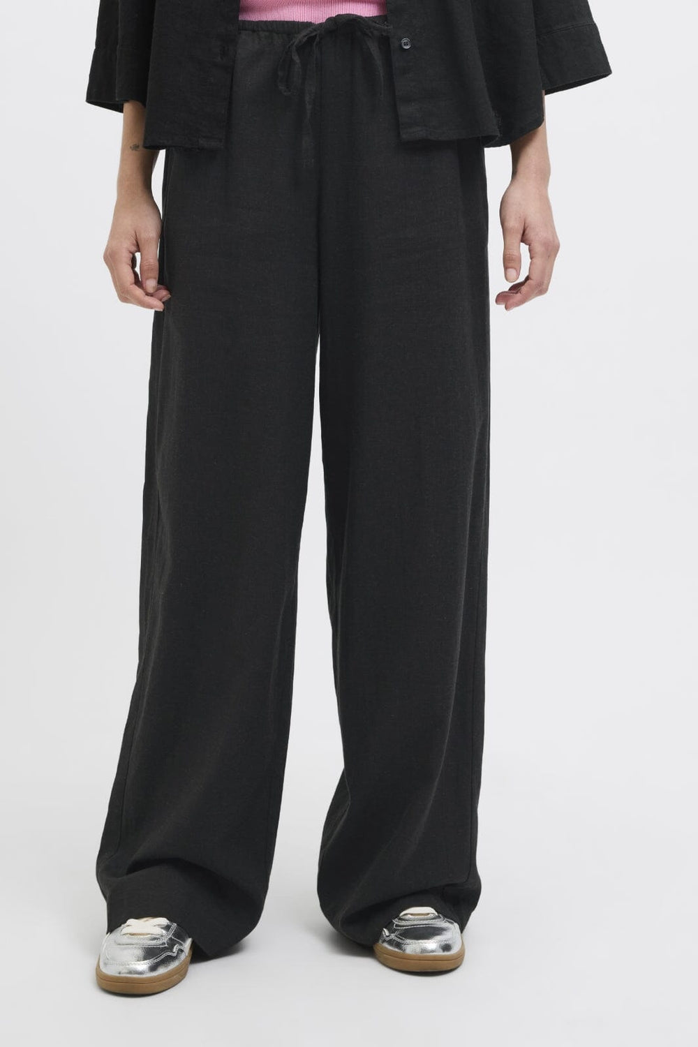 Jjxx - Jxbreeze Flora Summer Pants Sn - 4653035 Black Bukser 
