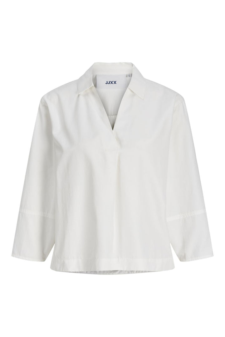 Jjxx - Jxcaro Poplin Ls Blouse - 4954861 Blanc De Blanc