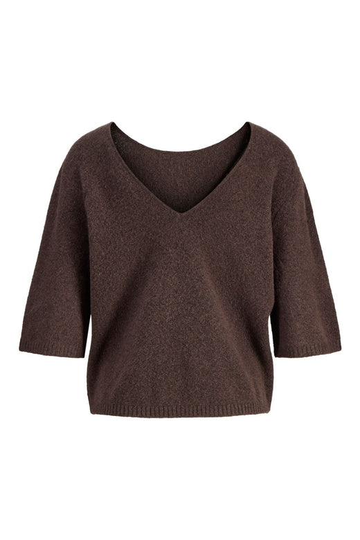 Jjxx - Jxclara Diverse Ss Knit - 4959832 Seal Brown